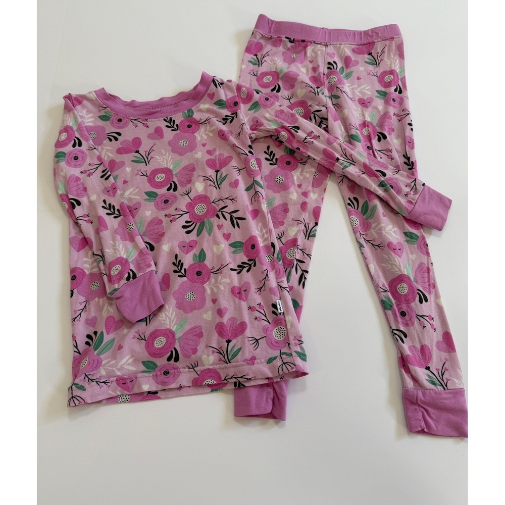 Little Sleepies Sweetheart Floral Bamboo Pajama Set 18-24 Months